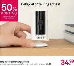 Karwei Ring indoor camera 2e generatie aanbieding