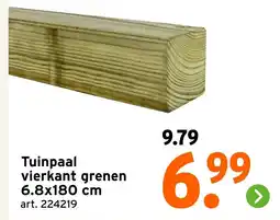 GAMMA Tuinpaal vierkant grenen aanbieding