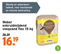 GAMMA Weber onkruidmijdend voegzand flex aanbieding