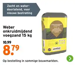 GAMMA Weber Onkruidmijdend Voegzand aanbieding