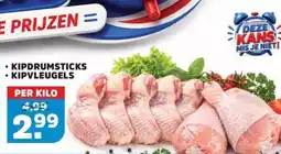 Sahan Supermarkten Kip drumsticks of kippenvleugels aanbieding