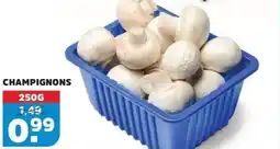 Sahan Supermarkten Champignons aanbieding