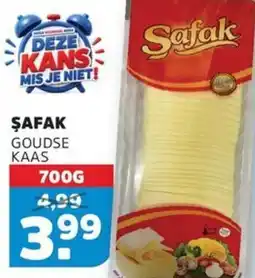 Sahan Supermarkten Şafak goudse kaas aanbieding