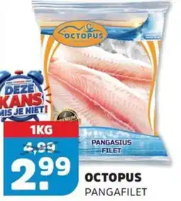 Sahan Supermarkten Octopus pangafilet aanbieding
