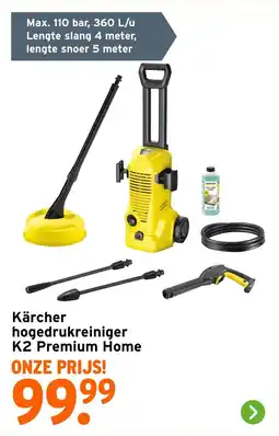 GAMMA Kärcher Hogedrukreiniger K2 Premium Home aanbieding