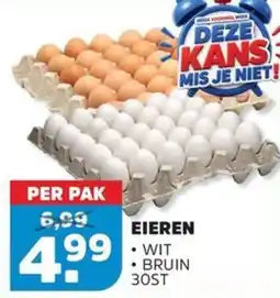 Sahan Supermarkten Eieren aanbieding