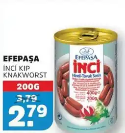 Sahan Supermarkten Efepaşa i̇nci̇ kip knakworst aanbieding