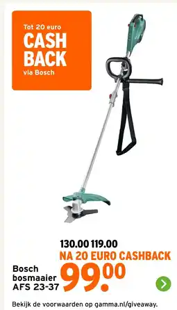 GAMMA Bosch bosmaaier AFS 23-37 aanbieding