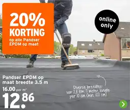 GAMMA Pandser EPDM op maat breedte aanbieding