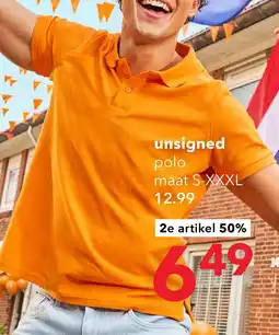 Scapino Unsigned polo aanbieding