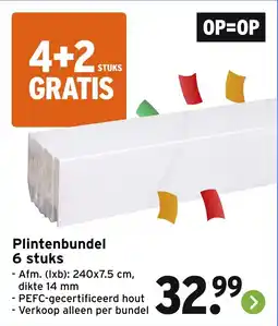 GAMMA Plintenbundel aanbieding