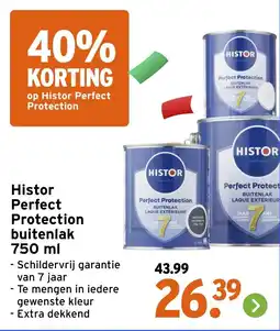 GAMMA Histor Perfect Protection Buitenlak aanbieding