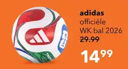 Scapino Adidas officiële WK bal 2026 aanbieding