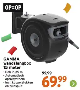 GAMMA Gamma Wandslangbox aanbieding