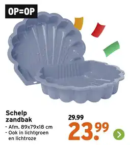 GAMMA Schelp Zandbak aanbieding