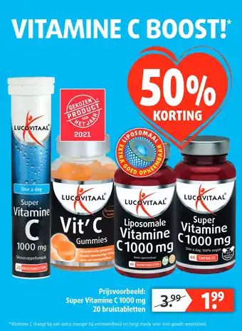 Lucovitaal Vitamine C 1000mg aanbieding