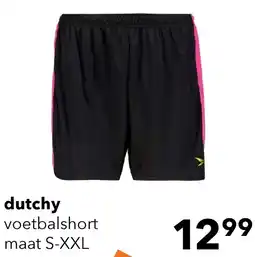 Scapino Dutchy voetbalshort aanbieding