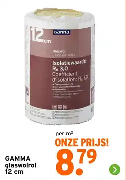 GAMMA Gamma Glaswolrol aanbieding