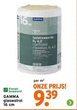 GAMMA Gamma Glaswolrol aanbieding