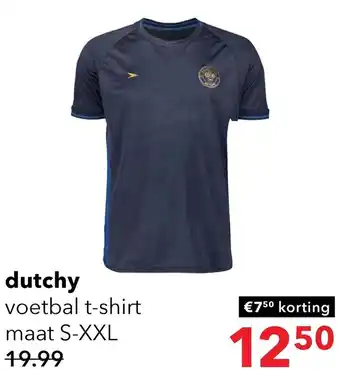 Dutchy voetbal t-shirt