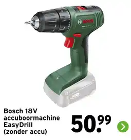 GAMMA Bosch 18V accuboormachine EasyDrill (zonder accu) aanbieding