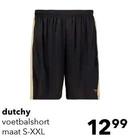 Scapino Dutchy voetbalshort aanbieding