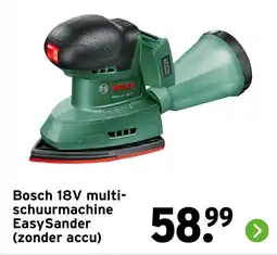 GAMMA Bosch 18V Multischuurmachine EasySander (zonder accu) aanbieding