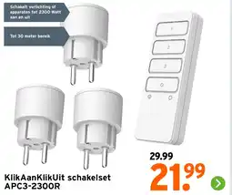 GAMMA KlikAanKlikUit schakelset APC3-2300R aanbieding