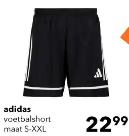 Scapino Adidas voetbalshort aanbieding