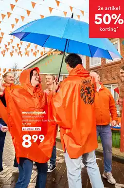 Scapino Mountainpeak unisex poncho aanbieding