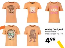 Scapino Twoday / Unsigned kinder t-shirt aanbieding