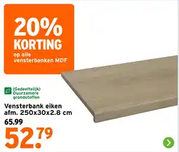 GAMMA Vensterbank aanbieding