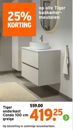 GAMMA Tiger onderkast Condo aanbieding