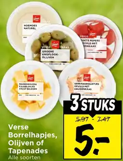Vomar Voordeelmarkt Verse Borrelhapjes, Olijven of Tapenades aanbieding