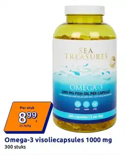 Action Omega-3 visoliecapsules 1000 mg aanbieding