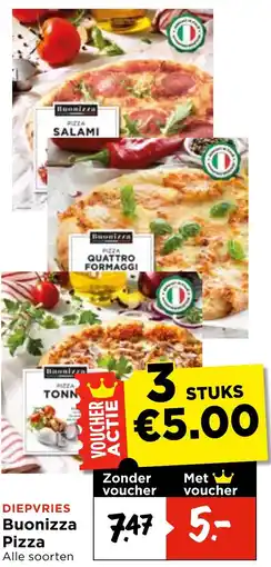 Vomar Voordeelmarkt Buonizza Pizza aanbieding