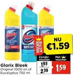 Vomar Voordeelmarkt Glorix Bleek aanbieding