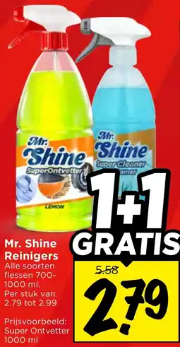 Vomar Voordeelmarkt Mr. Shine Reinigers aanbieding