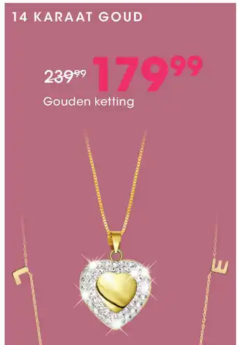 Lucardi Gouden ketting aanbieding