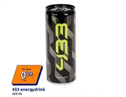 Action 433 energydrink aanbieding