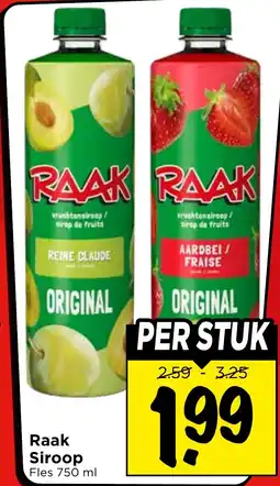 Vomar Voordeelmarkt Raak Siroop aanbieding