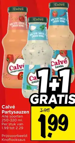 Vomar Voordeelmarkt Calvé Partysauzen aanbieding