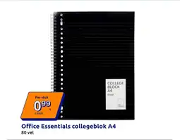 Action Office Essentials collegeblok A4 aanbieding