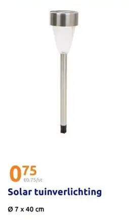 Action Solar tuinverlichting aanbieding