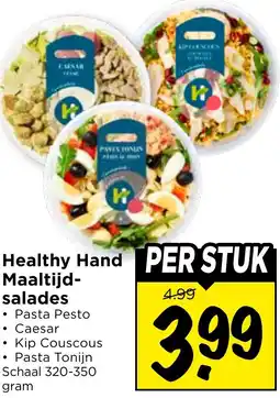 Vomar Voordeelmarkt Healthy Hand Maaltijdsalade aanbieding