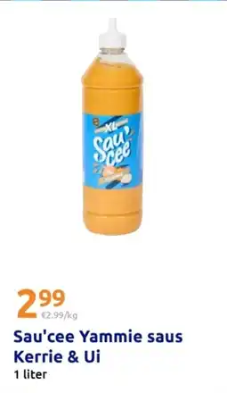 Action Sau'cee Yammie saus Kerrie & Ui aanbieding