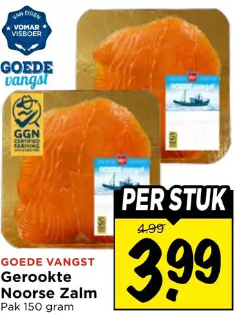 Vomar Voordeelmarkt Gerookte Noorse Zalm aanbieding