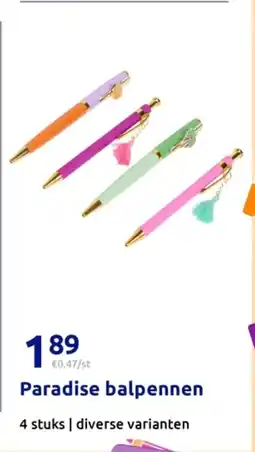 Action Paradise balpennen aanbieding
