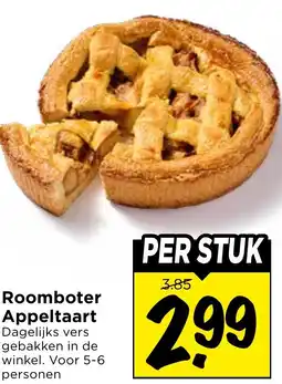 Vomar Voordeelmarkt Roomboter Appeltaart aanbieding