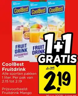 Vomar Voordeelmarkt CoolBest Fruitdrink aanbieding